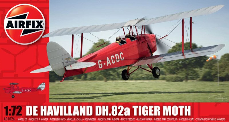 модель САМОЛЕТ DH TIGER MOTH ГРАЖДАНСКИЙ